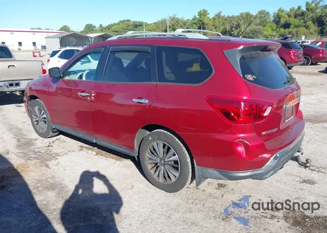 2017 Nissan Pathfinder S z USA, uszkodzony, nr VIN 5N1DR2MN7HC694376